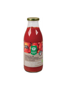 Probios pasirana crvena Datterini rajčica u staklenoj, prozirnoj ambalaži od 500g.