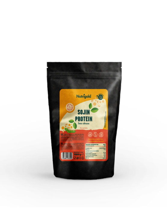 Nutrigold sojin protein u plastičnoj ambalaži od 1000g.