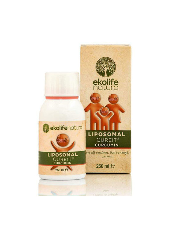 Ekolife Natura liposomalni kurkumin u bijeloj ambalaži 250ml