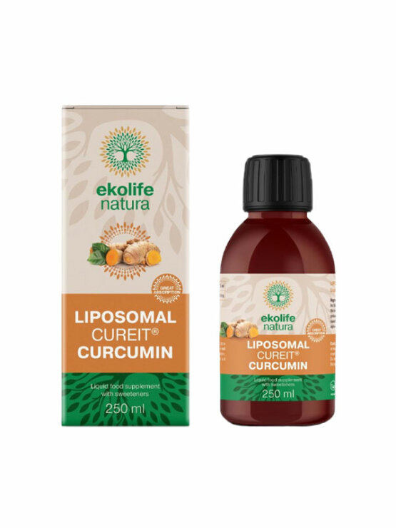 Ekolife Natura liposomalni kurkumin u bijeloj ambalaži 250ml