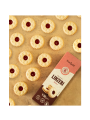 Nutrigold Linzer čajno pecivo bez glutena s punjenjem od maline u pakiranju od 130g