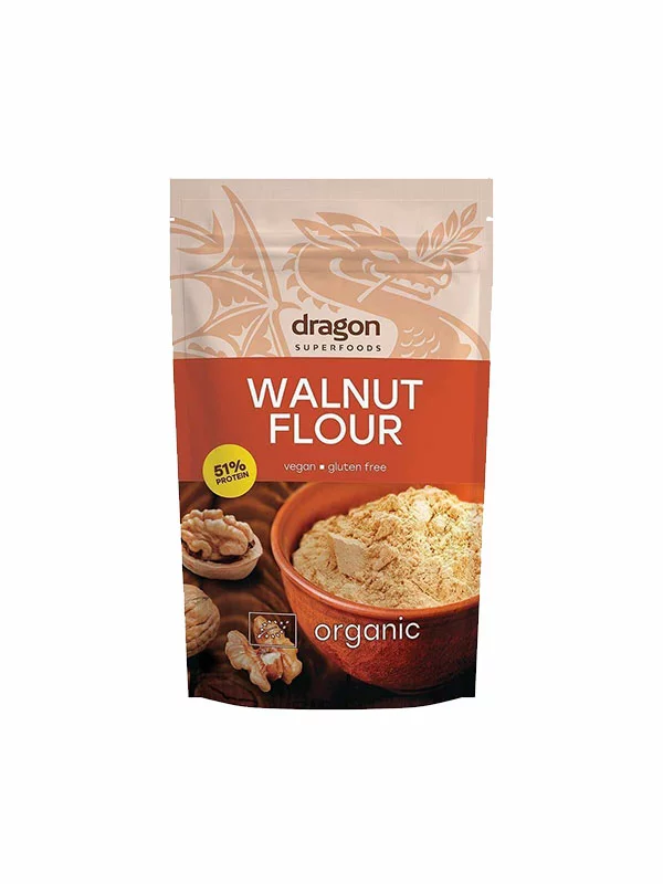 Dragon Superfoods orah brašno organsko u ambalaži od 200g.