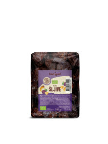 Nutrigold organske suhe šljive u prozirnoj ambalaži od 200g