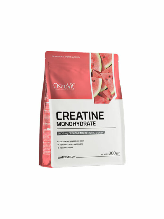 Kreatin Monohidrat s okusom lubenice u plastičnom pakiranju od 300g.