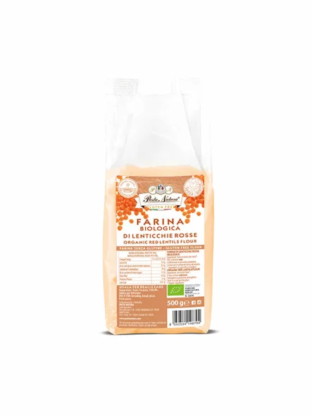 Organsko Pasta Natura brašno od crvene leće bez glutena u pakiranju od 500g