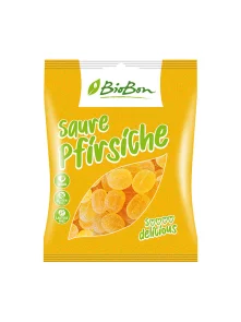 Organski BioBon veganski kiseli gumeni bomboni bez glutena u pakiranju od 100g