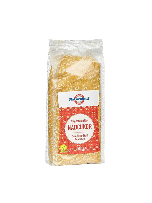 Naturmind Light Brown Cane Sugar 500g Soft Healthy Food Factory