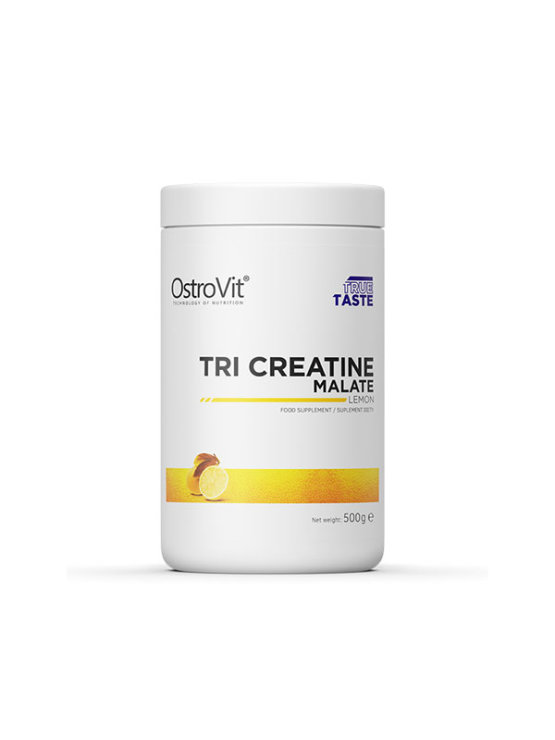 Kreatin Tri-Creatine Malate u velikom prakitčnom pakiranju od 500g Limun - Ostrovit