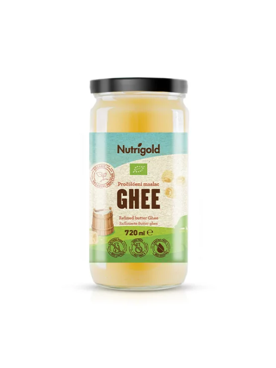 Nutrigold ghee - organski pročišćeni maslac u staklenoj ambalaži od 720ml