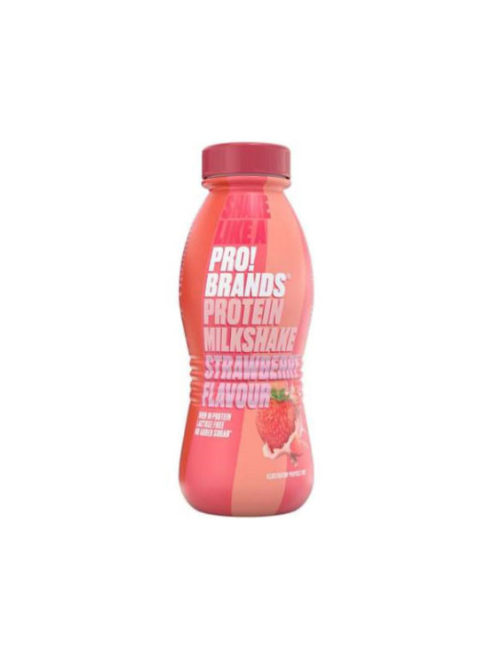 Proteinski milkshake od jagode u praktičnom rozom pakiranju od 310ml FCB Brands