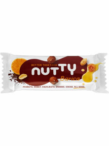 Nutty BARica pločica Better Together - lješnjak, kikiriki maslac, naranča i kakao u pakiranju od 50g