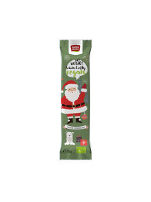 Veganska čokoladna lizalica Djed Mraz u pakiranju od 15g.