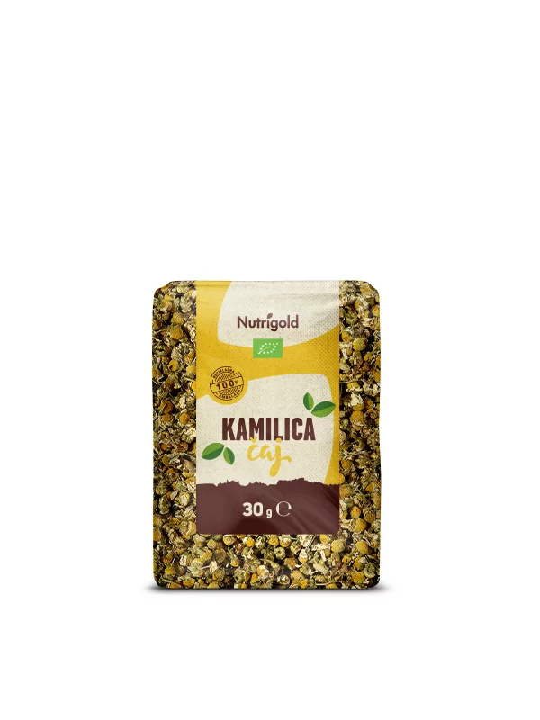 Nutrigold organska kamilica u prozirnom pakiranju od 30g