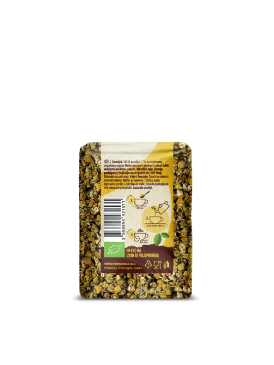 Nutrigold organska kamilica u prozirnom pakiranju od 30g