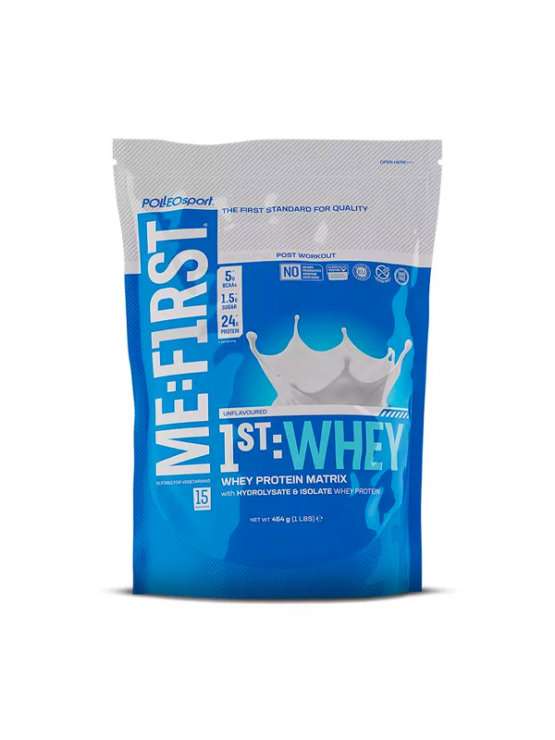 Me:First whey  protein bez okusa u pakiranju od 454g