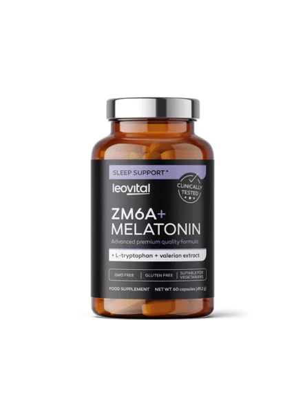 Leovital ZM6A+melatonin 60 kapsula u tamnoj staklenoj ambalaži