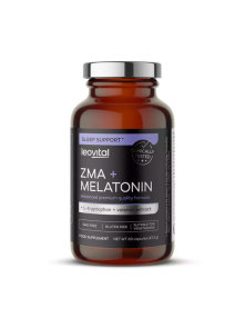 Leovital ZMA+melatonin 60 kapsula u tamnoj staklenoj ambalaži