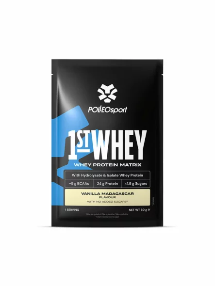 Me:First whey protein s okusom vanilije u pakiranju od