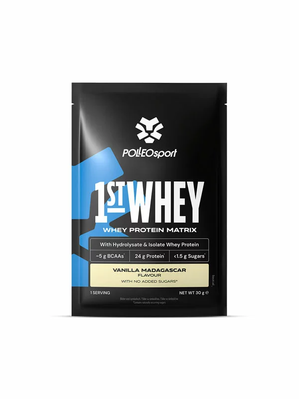 Me:First whey protein s okusom vanilije u pakiranju od