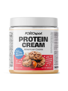 Polleo Sport proteinski namaz od ljšenjaka American cookie u prozirnoj ambalaži od 250g