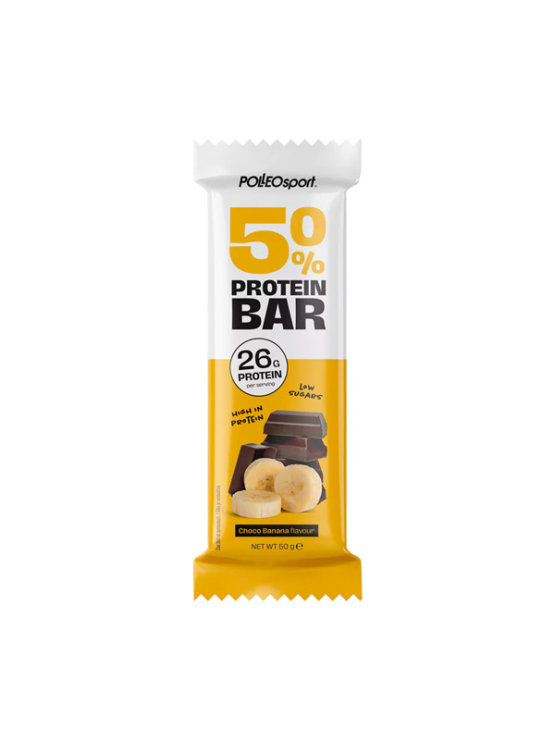 Polleo Sport proteinska čokoladica banana&čokolada u pakiranju od 50g