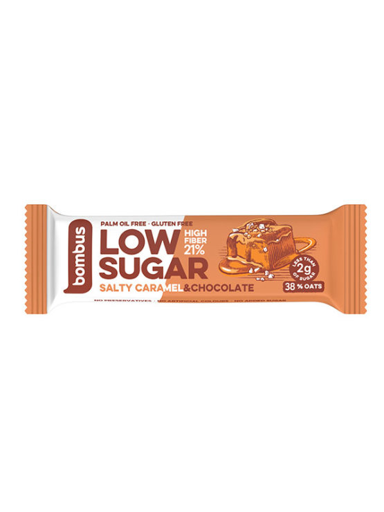 Pločica Low Sugar - Karamela & Čokolada u pakiranju od 40g.