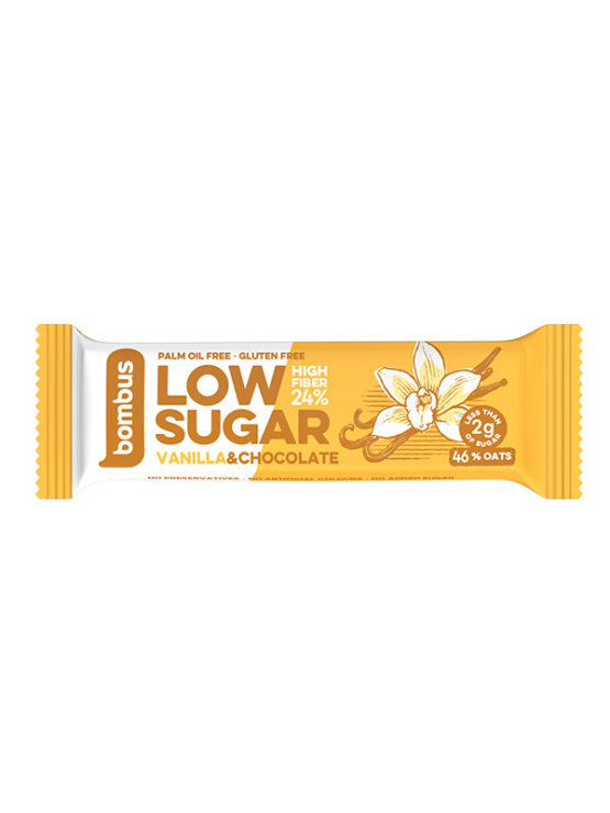 Pločica Low sugar - Vanilija & Čokolada u pakiranju od 40g.