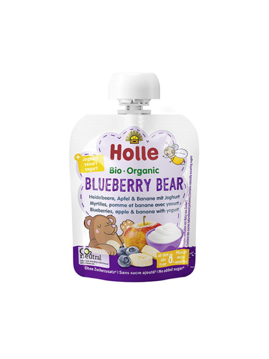 Holle pire od borovnice, jabuke i banane s jogurtom Blueberry Bear u pakiranju od 85g