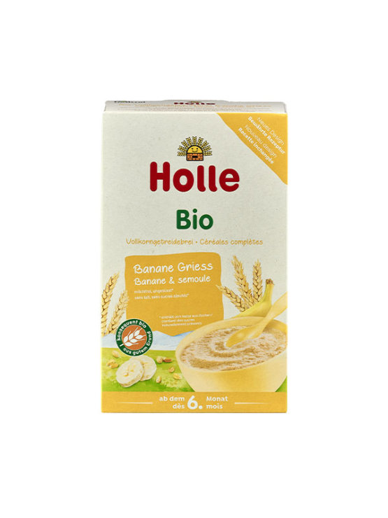 Holle zobena kaša banana & griz u pakiranju od 220g