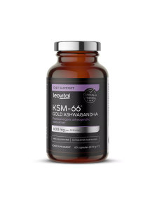 Leovital KSM-66 Ashwagandha 60 kapsula u staklenoj ambalaži