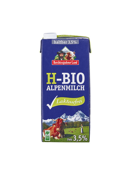 Alpsko trajno mlijeko Bez laktoze 3,5% - Organsko 1000ml Berchtesgadener Land
