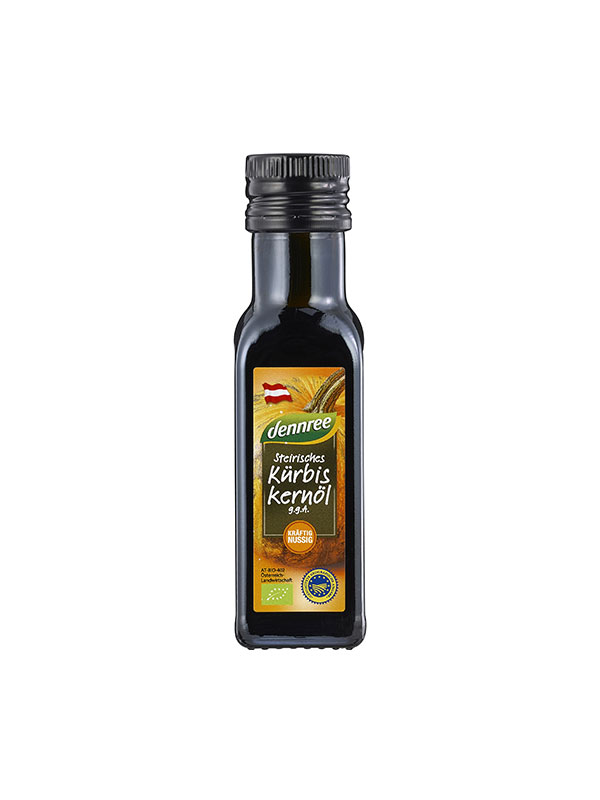 Dennree Styrian Pumpkin Oil Organic 100ml | Healthy Food