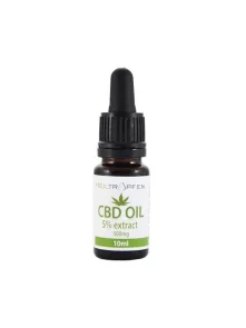 Heiltropfen CBD ulje 5% u tamnoj staklenoj bočici s pipetom