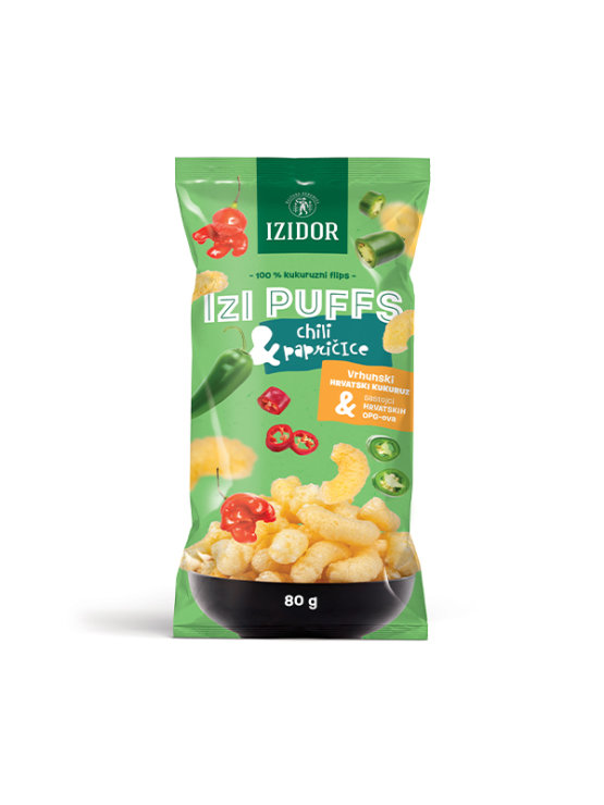 Izidor Flips Izi puffs Chilli papričice u vrećici od 80g