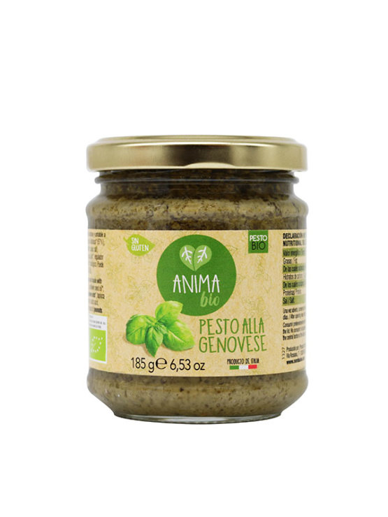 Pasta Natura organski Pesto Genovese Bez glutena u staklenoj bočici od 185g