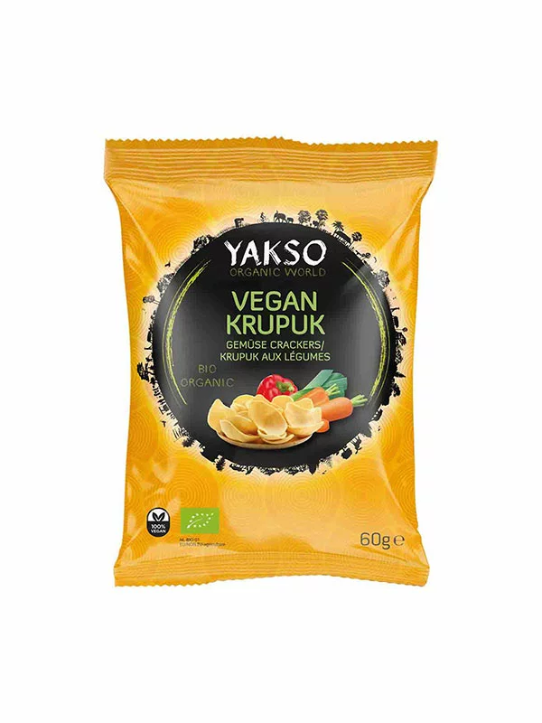 Krupuk čips Vegan - Organski 60g Yakso