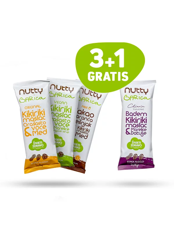 3+1 GRATIS Nutty BARica pločice