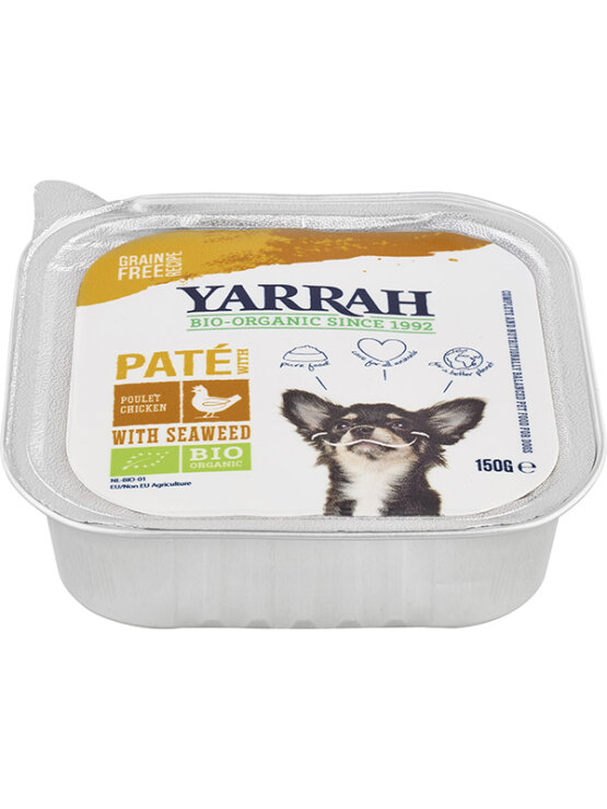Yarrah hrana za pse u bijelo žutom pakiranju od 150 grama