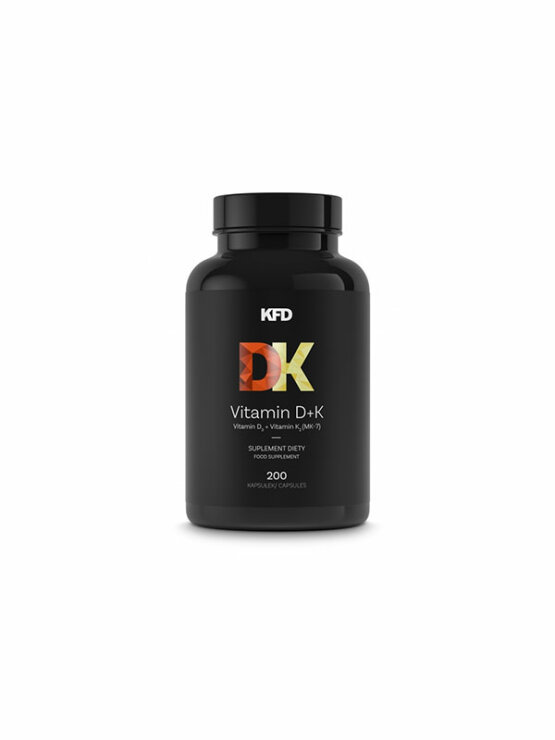 KFD Nutrition Vitamin D + K u bočici sa 200 tableta
