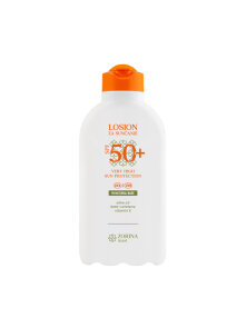 Losion za sunčanje SPF 50+ u bijelo-narančastom pakiranju od 200ml Zorina mast