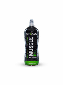 Muscle Line napitak s Argininom, Glutaminom i BCAA u pakiranju crne boje od 1000ml jagoda/kiwi - Fitrade