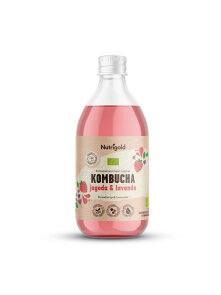 Kombucha Jagoda & Lavanda u ekološkom staklenom pakiranju od 330ml Nutrigold