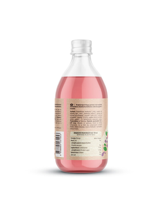 Kombucha Jagoda & Lavanda u ekološkom staklenom pakiranju od 330ml Nutrigold