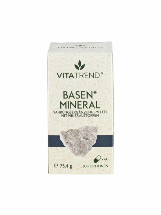 Kapsule osnovnih minerala u bijelom pakiranju od 60 komada brenda VitaTrend