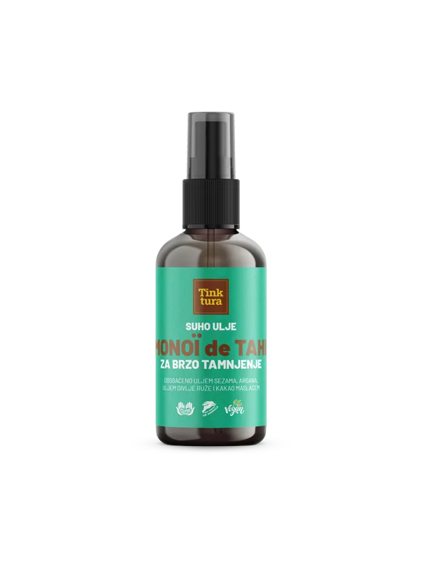 Suho ulje Monoi de Tahiti u praktičnom pakiranju od100ml Tinktura