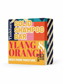 Tvrdi šampon Ylang u ekološkom pakiranju narančaste boje od 60g Tinktura