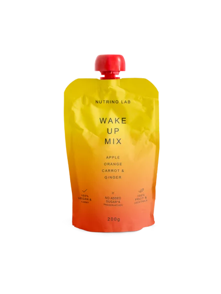 Nutrino Lab Wake up snack - jabuka, naranča. mrkva i đumbir u ambalaži od  200g
