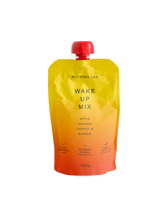 Nutrino Lab Wake up snack - jabuka, naranča. mrkva i đumbir u ambalaži od  200g
