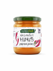 Greenfood Humus s Paprikom pikant - Organski u staklenci od 250g