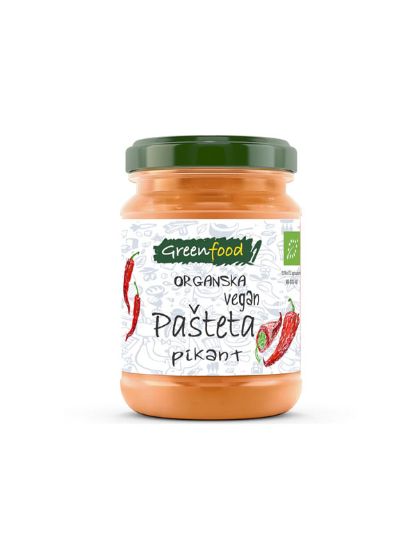 Vegan Spicy Pâté - Organic 145g Greenfood